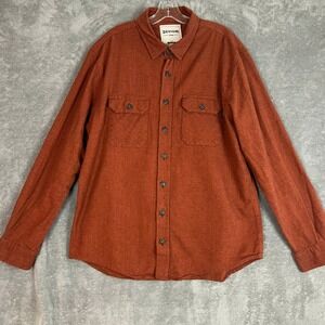 Devium Alder Long Sleeve Flannel Shirt Mens XL Durable Made in USA Heritage